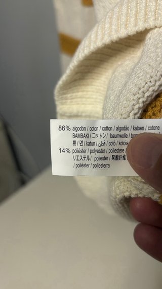 Jersey Zara Rayas Talla Única
