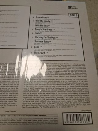 Vinilo LP Roy Orbison Running Scared