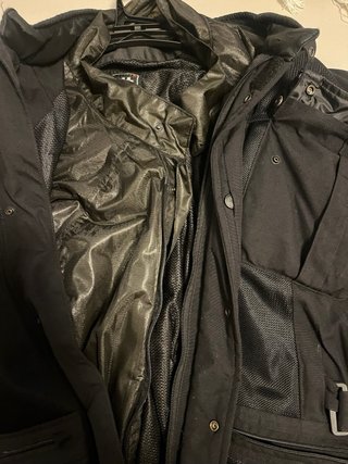 Chaqueta Moto Verano/Entretiempo Negra