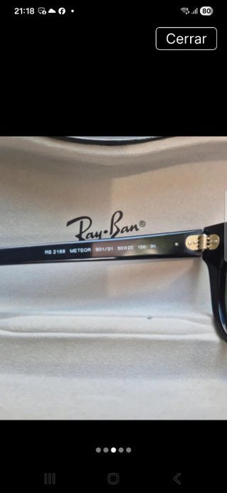 Gafas de sol Ray-Ban Meteor Negras