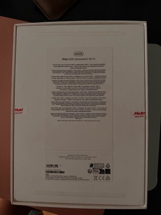 iPad 10ª Gen 64GB Wi-Fi