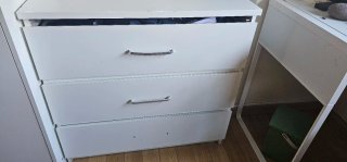 Cómodas Malm Blanca 2x1