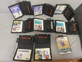 Lote 9 juegos Sega Master System
