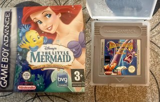 Disney's The Little Mermaid GBA y hercules gameboy