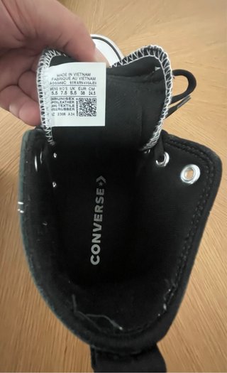 Zapatillas Converse All Star Negras