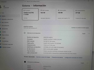 HP Pro SFF 400 G9 i7-14700 16gb ddr5, 512gb NUEVO