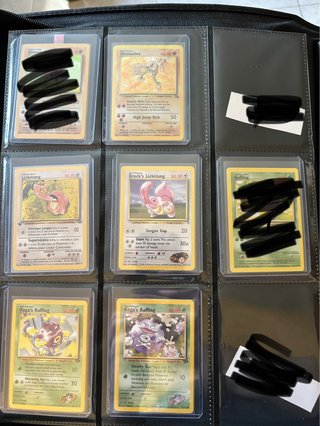 Cartas Pokémon Vintage Colección