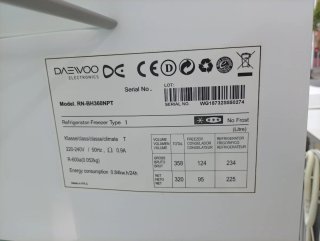 Nevera Marca DAEWOO NO FROST