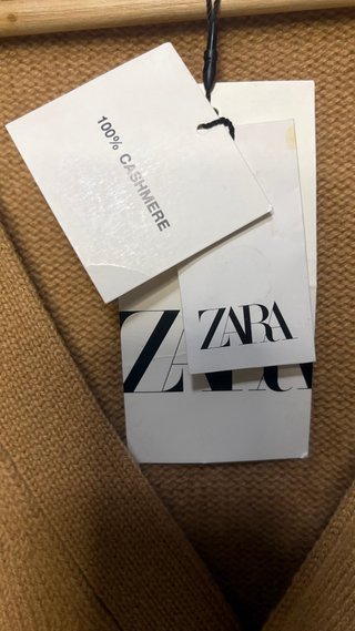 Chaqueta Cardigan Zara 100% cashmere