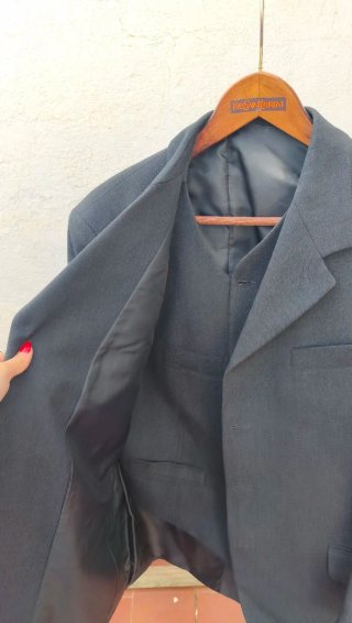 Traje Negro Hombre
