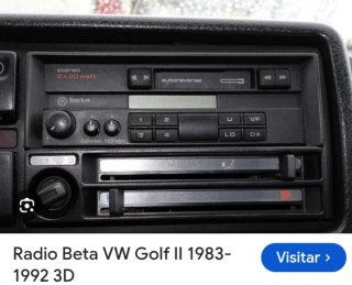 Radio VW Beta para Volkswagen Golf MK2 GTI