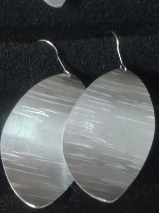 Pendientes vintage de aluminio