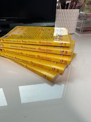 Lote de 5 libros de Geronimo Stilton
