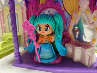 Castillo y Dragón Pin y Pon con 2 Muñecas