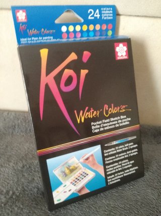 Caja de acuarelas SAKURA Koi 24 colores A ESTRENAR
