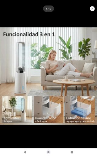 Ventilador Enfriador Aire 90W