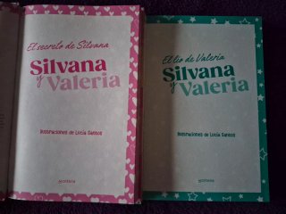 2 LIBROS Silvana y Valeria