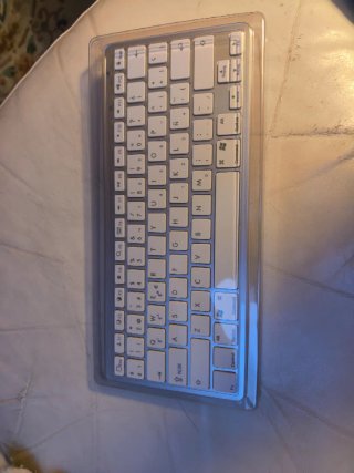 Teclado KBMICRO Bluetooth BLUESTORK Plata/Blanco
