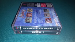 PS1 Lote Alundra 1 y 2 PlayStation Pal UK Completo