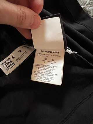 T-shirt Off-White nera