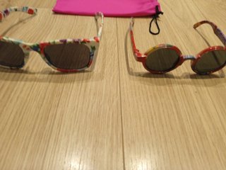 Gafas de sol niña 2 tamaños + funda