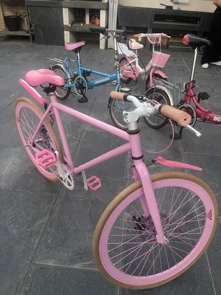 Bicicleta rosa