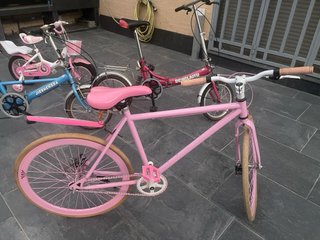 Bicicleta rosa