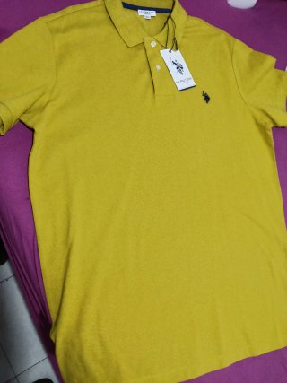 Polo U.S. Polo Assn. Manga Corta Talla L