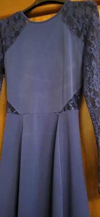 Abito H&M bluette con pizzo