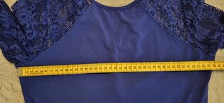 Abito H&M bluette con pizzo