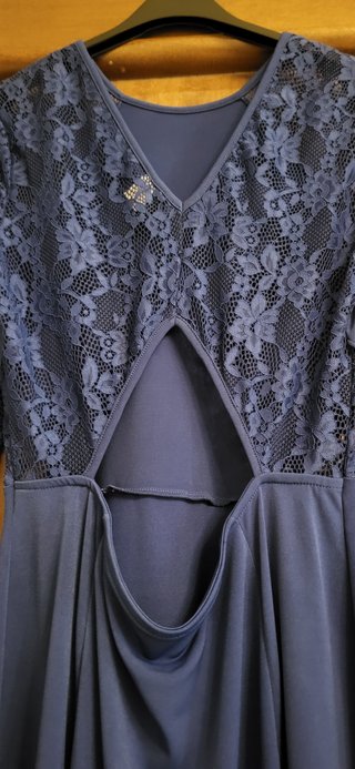 Abito H&M bluette con pizzo