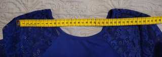 Abito H&M bluette con pizzo