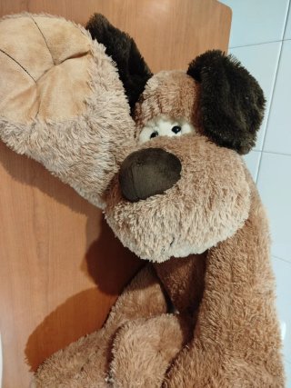 Peluche Perro Gigante Marrón