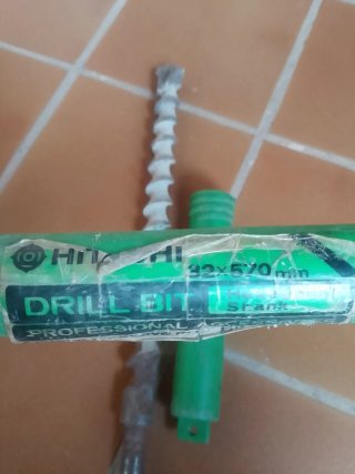 Broca Hormigón Hitachi 32mm Hexagonal