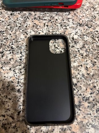 Cover Glitter Nero iPhone 13