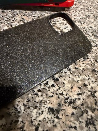 Cover Glitter Nero iPhone 13