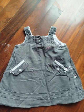 Lote 4 vestidos bebé otoño