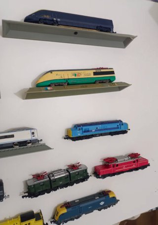 Locomotoras tren N 1:160 Estáticas Colección