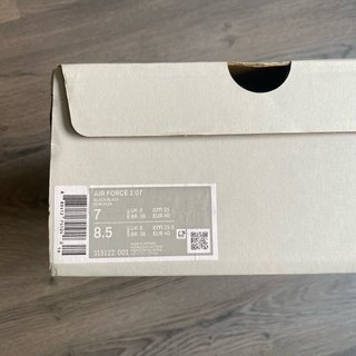 Nike Air Force 1 Triple Black Talla 40