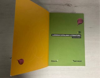 Llengua catalana i literatura, 2 ESO, Punt Volat