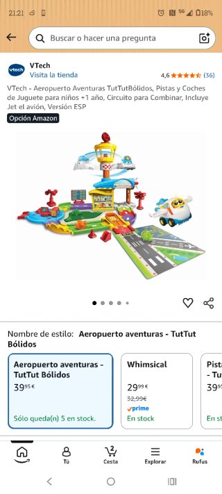 VTech Aeropuerto Aventuras TutTut Bólidos