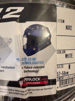 Casco Shoei NXR2 Blanco