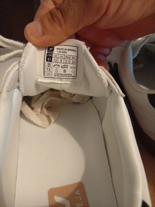 Zapatillas Veja negro y Blanco