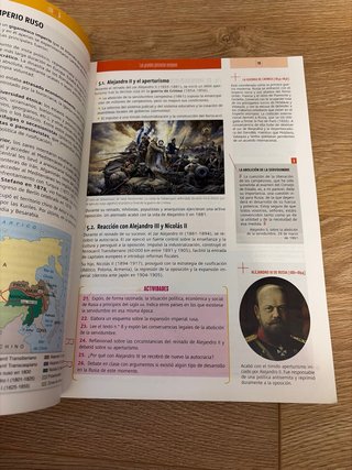 Historia del mundo contemporáneo 1o bachillerato
