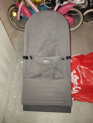 Hamaca para bebé gris