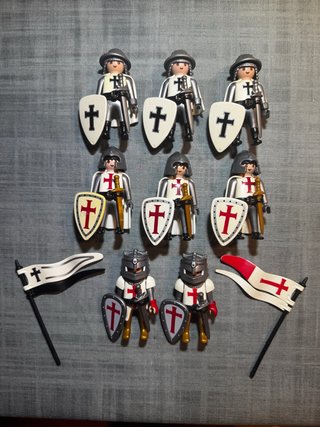 Playmobil Caballeros Templarios y Cruzados