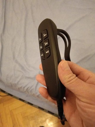 Cama 90 con colchón y mando de posición