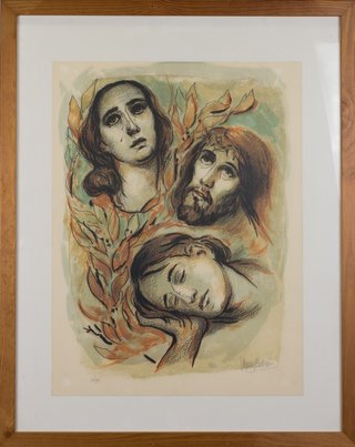 Litografía Original Manuel Muñoz Barberán