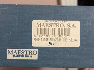 Portaestantes DE LATÓN con junta tórica – Maestro