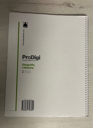 Quadern ProDigi. Geografia i Història 2 ESO